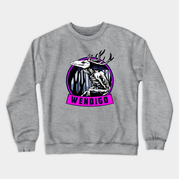 WENDIGO Crewneck Sweatshirt by theanomalius_merch